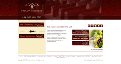 Desktop Screenshot of falconvintners.com